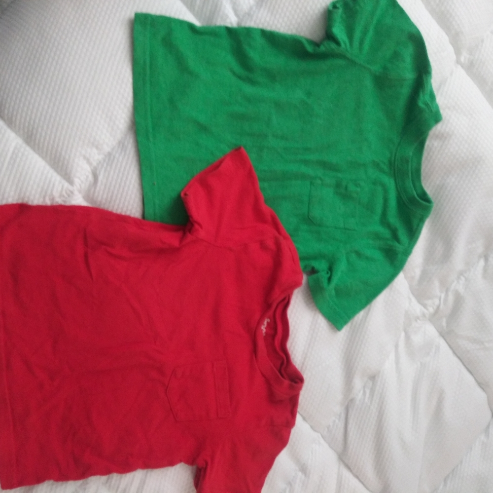 Boys front pocket t shirts